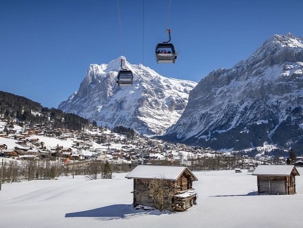 Grindelwald i Schweiz